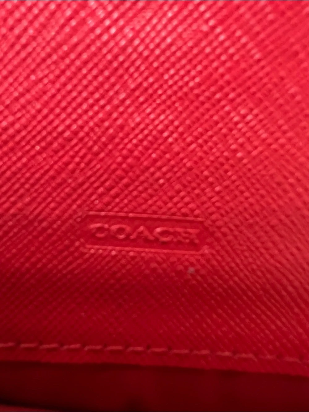 Coach Signature Canvas Long Wallet